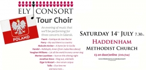 Ely Consort Pre-tour concert - Haddenham Methodist Church @ Haddenham Methodist Church | Haddenham | England | United Kingdom